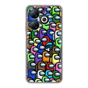 Чохли Амонг Ас для Infinix Smart 8 (AlphaPrint) (Убитий)