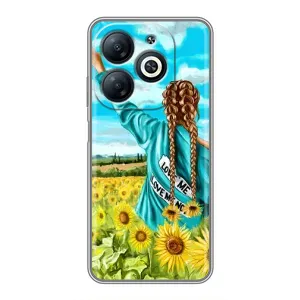 Чехол для Патриота Украины Infinix Smart 8 - (AlphaPrint) (Украиночка)