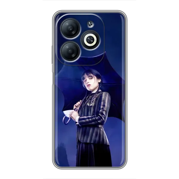 Чехол с принтом «Венсдей» для Infinix Smart 8 Чехол с принтом «Венсдей» для Infinix Smart 8