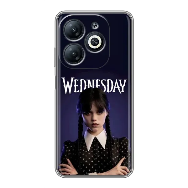 Чехол с принтом «Wednesday» для Infinix Smart 8 Чехол с принтом «Wednesday» для Infinix Smart 8