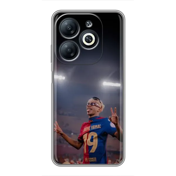 Чохол з принтом «Ямаль на стадіоні» для Infinix Smart 8