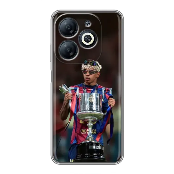 Чохол з принтом «Ямаль з кубком» для Infinix Smart 8