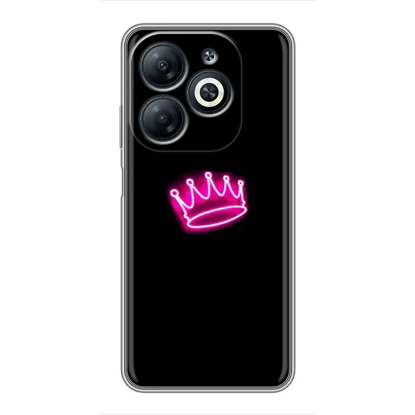 Чехол с принтом «Яркая корона» для Infinix Smart 8 Чехол с принтом «Яркая корона» для Infinix Smart 8