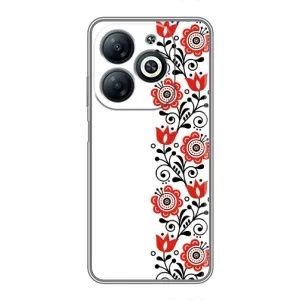 Чехол для Патриота Украины Infinix Smart 8 - (AlphaPrint) (Яркая вишиванка)