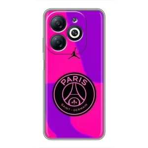 Чехлы PSG для Infinix Smart 8 (AlphaPrint) (яркий ПСЖ)