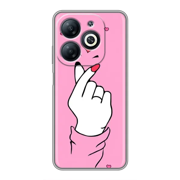 Чехол с принтом «Знак Love» для Infinix Smart 8 Чехол с принтом «Знак Love» для Infinix Smart 8