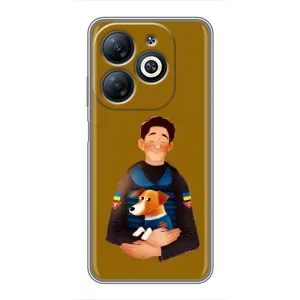 Чехлы с картинкой собаки Патрон для Infinix Smart 8 (AlphaPrint) (ЗСУ Патрон)