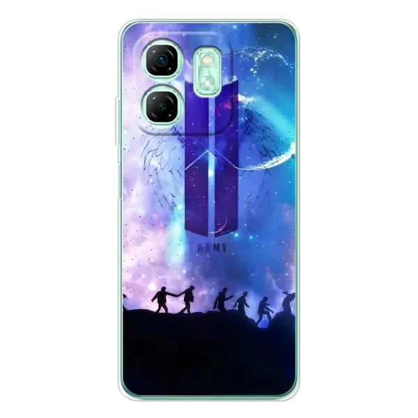 Чехол с принтом «Army BTS» для Infinix Smart 9 Чехол с принтом «Army BTS» для Infinix Smart 9