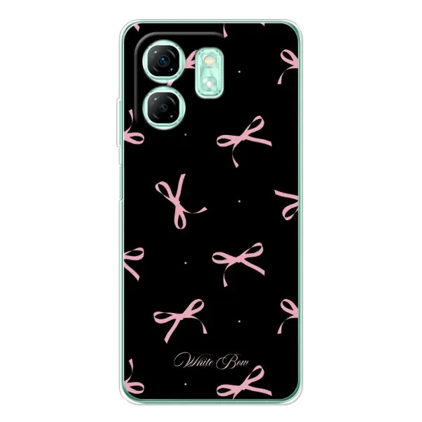 Чохол з принтом «Банти на чорному» для Infinix Smart 9 Чохол з принтом «Банти на чорному» для Infinix Smart 9