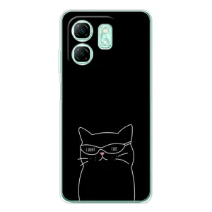 Чохол з малюнком кіт на Infinix Smart 9 (Байдужий кіт)