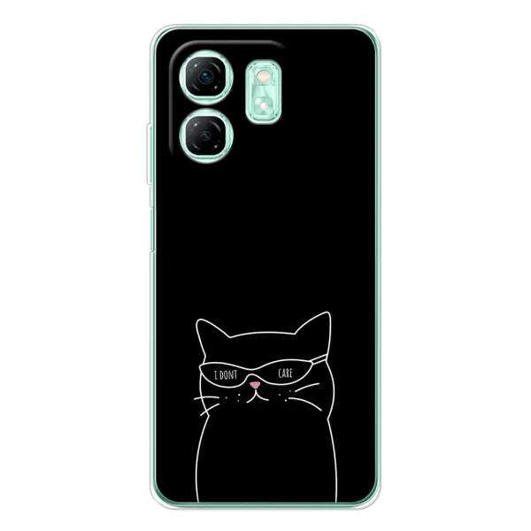 Чохол з принтом «Байдужий кіт» для Infinix Smart 9 Чохол з принтом «Байдужий кіт» для Infinix Smart 9