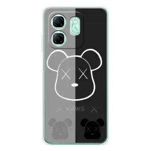 Чехол с принтом «БеарБрик глаза» для Infinix Smart 9