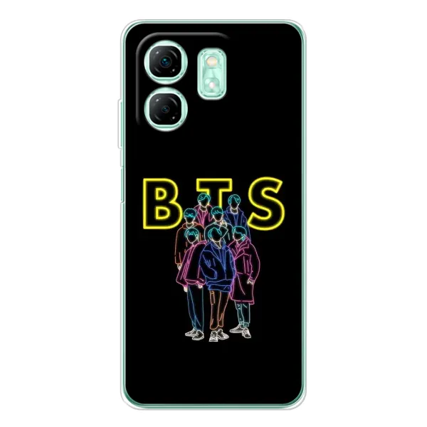 Чехол с принтом «BTS стайл» для Infinix Smart 9 Чехол с принтом «BTS стайл» для Infinix Smart 9