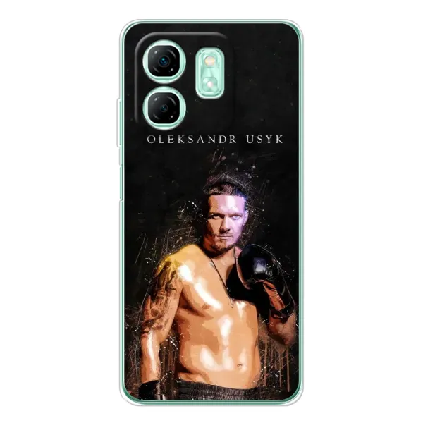 Чехол с принтом «Боксер Александр Усик» для Infinix Smart 9 Чехол с принтом «Боксер Александр Усик» для Infinix Smart 9
