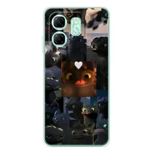 Чохол як приборкати дракона на Infinix Smart 9 (Дракон колаж)