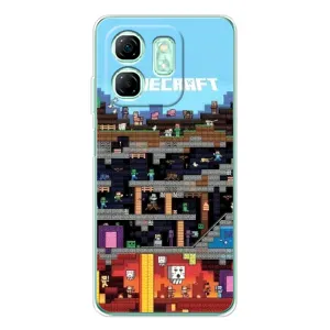 Чехол с принтом «фон Minecraft» для Infinix Smart 9