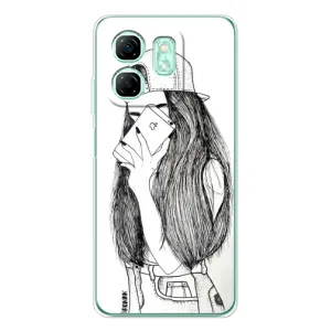 Чехол с принтом «Фото девочки» для Infinix Smart 9