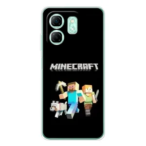 Чехол с принтом «герои Minecraft» для Infinix Smart 9