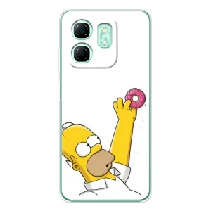 Чjхол з Сімпсонами для Infinix Smart 9 (VPrint) (Гомер з пончиком)