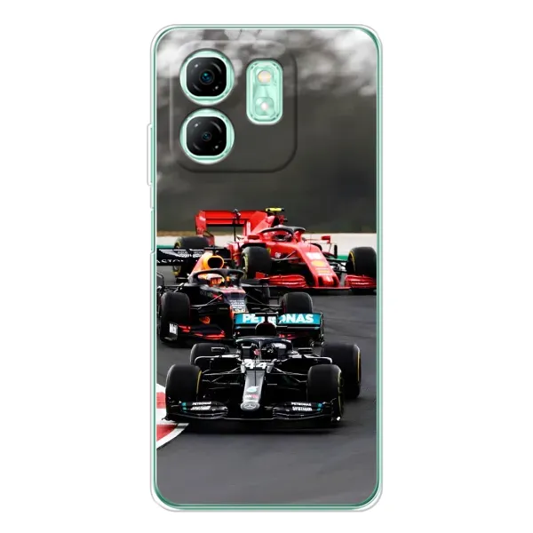 Чохол з принтом «Гонка Формула 1» для Infinix Smart 9 Чохол з принтом «Гонка Формула 1» для Infinix Smart 9