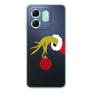 Зимние Чехлы для Смарт 9 - прозрачный фон (Гринч с игрушкой)