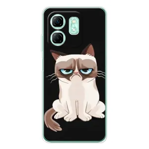 Чохол з принтом для Infinix Smart 9 (AlphaPrint) Модні коти (Сумний кіт)