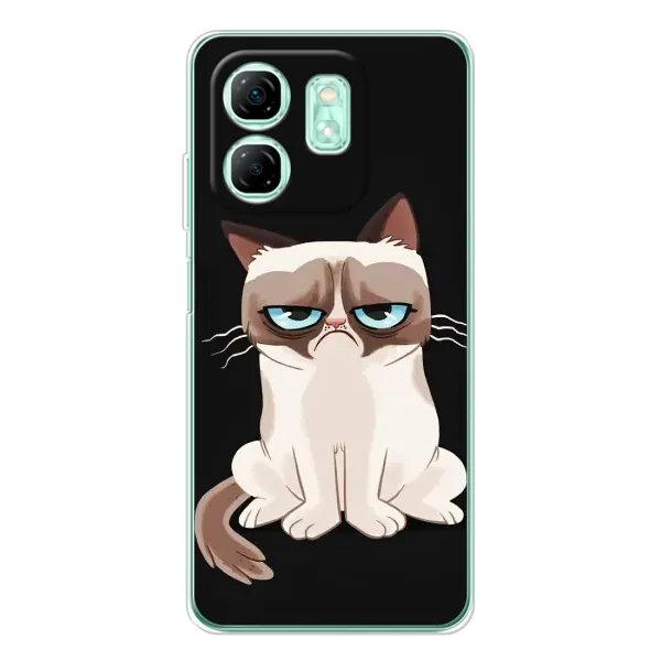 Чехол с принтом «Грустный кот» для Infinix Smart 9 Чехол с принтом «Грустный кот» для Infinix Smart 9