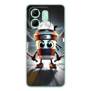 Чехол с мемом Тралалело тралала на Infinix Smart 9 (Капучино асасино)