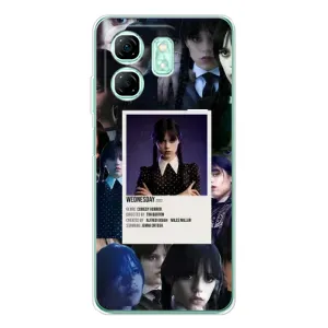 Чохли Венсдей на Infinix Smart 9 Уенсдей (AlphaPrint) (колаж Венздей)