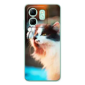 Чохол на Смарт 9 з Котиками (VPrint) (Котик з метеликом)