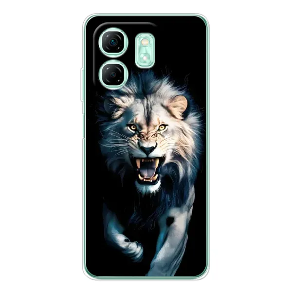 Чехол с принтом «Лев в темноте» для Infinix Smart 9