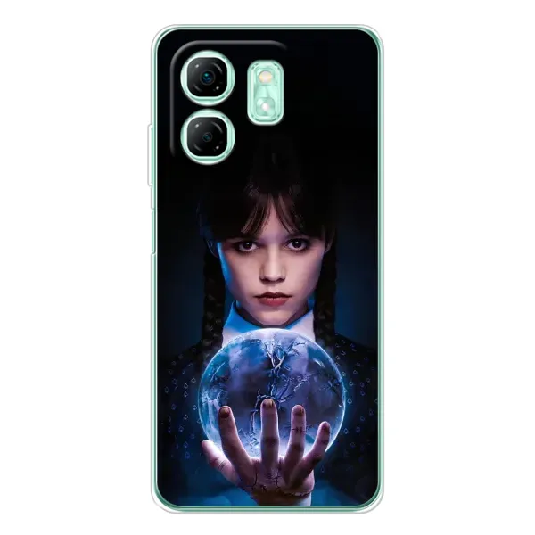 Чохол з принтом «Магічна сфера Венздей» для Infinix Smart 9 Чохол з принтом «Магічна сфера Венздей» для Infinix Smart 9