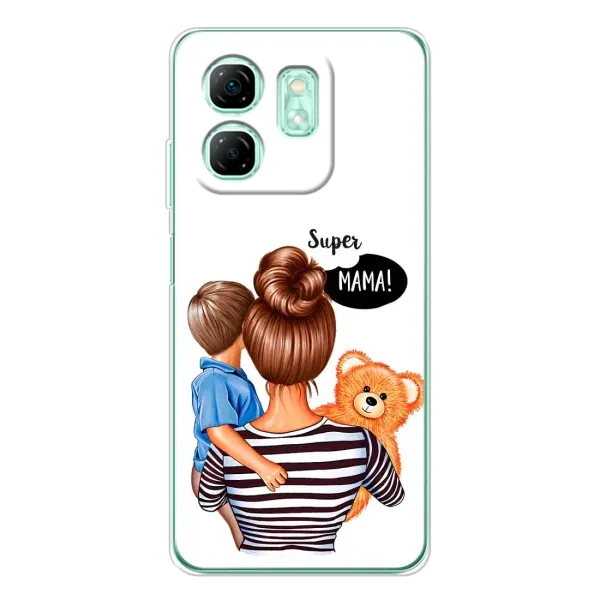 Чехол с принтом «Мама с сыном» для Infinix Smart 9