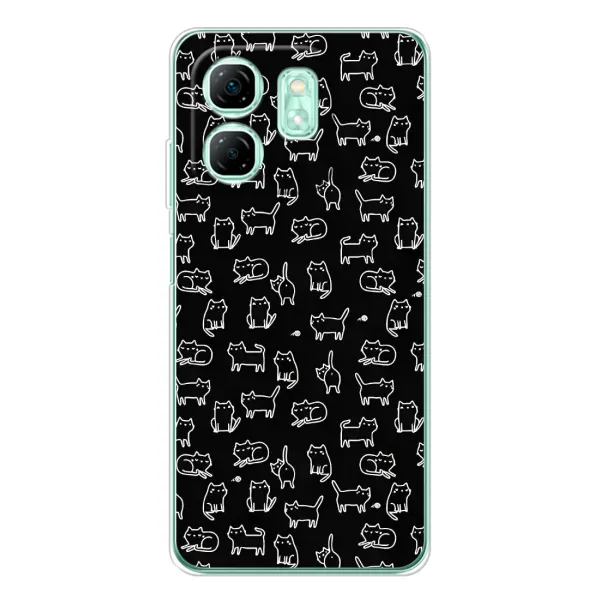Чехол с принтом «Меленькие котики» для Infinix Smart 9 Чехол с принтом «Меленькие котики» для Infinix Smart 9