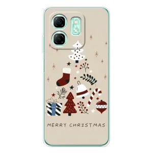Рождественские Чехлы для Infinix Smart 9 (VPrint) (Merry Christmas)