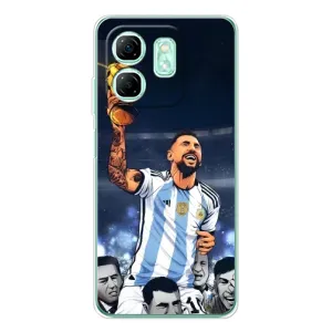 Чохли для Infinix Smart 9 (Leo чемпіон) (AlphaPrint) (Мессі з кубком)