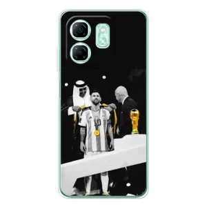 Чохли для Infinix Smart 9 (Leo чемпіон) (AlphaPrint) (Мессі коронований)