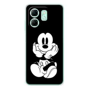 Міккі Маус чохол для Infinix Smart 9 (AlphaPrint - Мультяшні) (Маус на чорному)