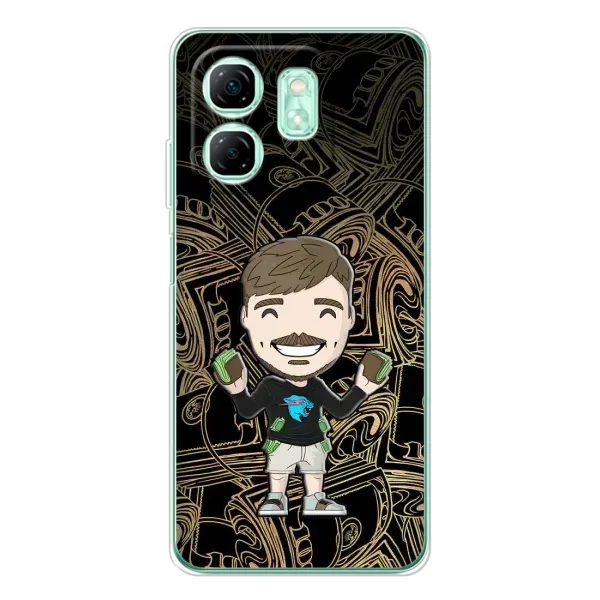 Чохол з принтом «Mister Beast» для Infinix Smart 9 Чохол з принтом «Mister Beast» для Infinix Smart 9