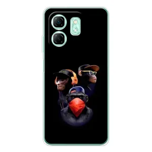 Чехол с Обезьянами Infinix Smart 9 - (AlphaPrint)