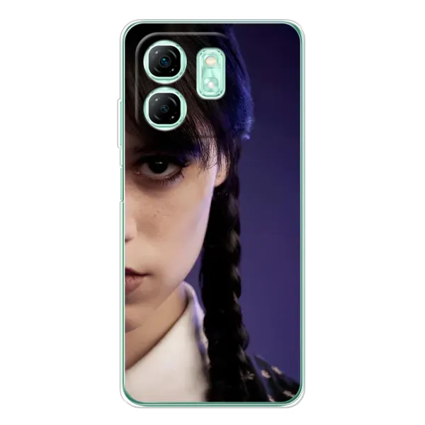 Чохол з принтом «Загадковий погляд Венздей» для Infinix Smart 9 Чохол з принтом «Загадковий погляд Венздей» для Infinix Smart 9