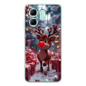 Чехол с принтом «Олень среди подарков» для Infinix Smart 9