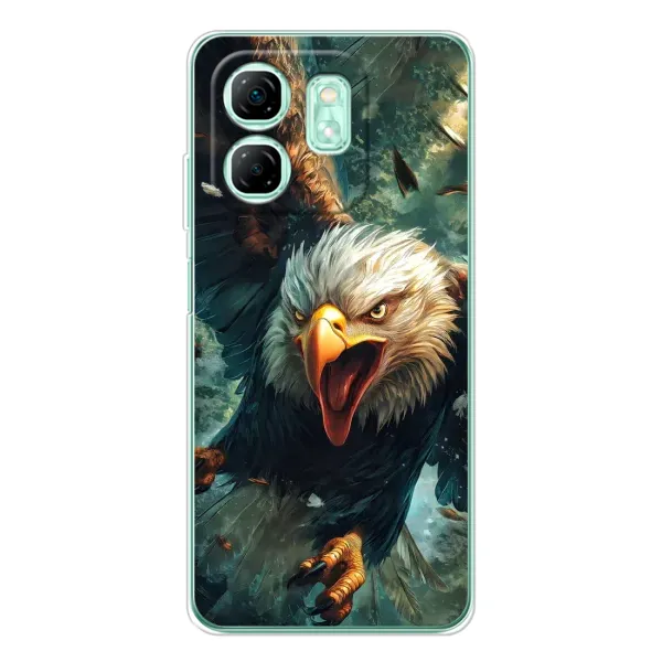 Чехол с принтом «Орел в полете» для Infinix Smart 9