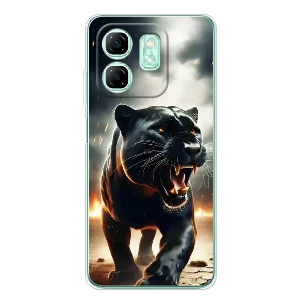 Чехол с принтом «Черная пантера» для Infinix Smart 9