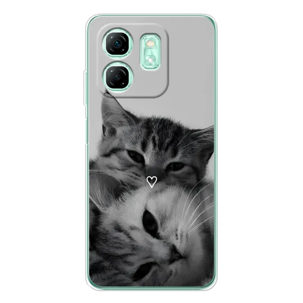 Чохол з принтом «Пара котів» для Infinix Smart 9 Чохол з принтом «Пара котів» для Infinix Smart 9