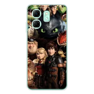Чохол як приборкати дракона на Infinix Smart 9 (Персонажі дракона)