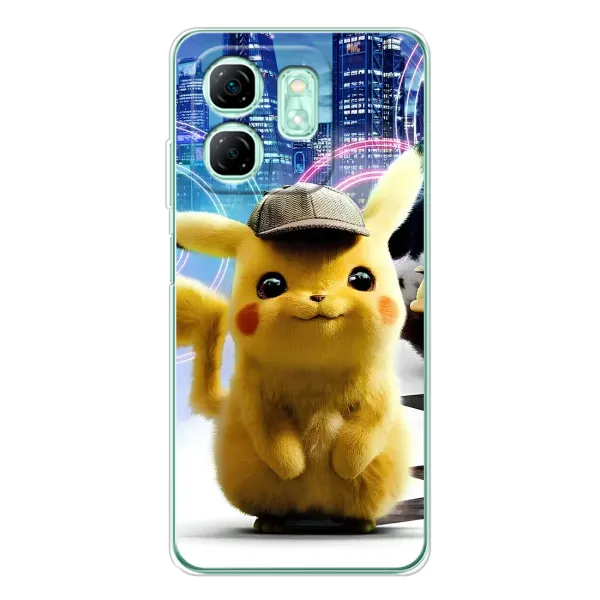 Чохол з принтом «Пікачу в місті» для Infinix Smart 9 Чохол з принтом «Пікачу в місті» для Infinix Smart 9