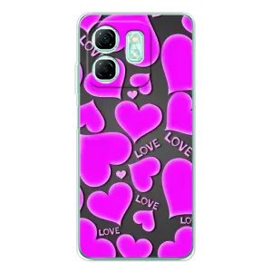 Чехлы для любимой на Смарт 9 (VPrint) (Pink hearts)