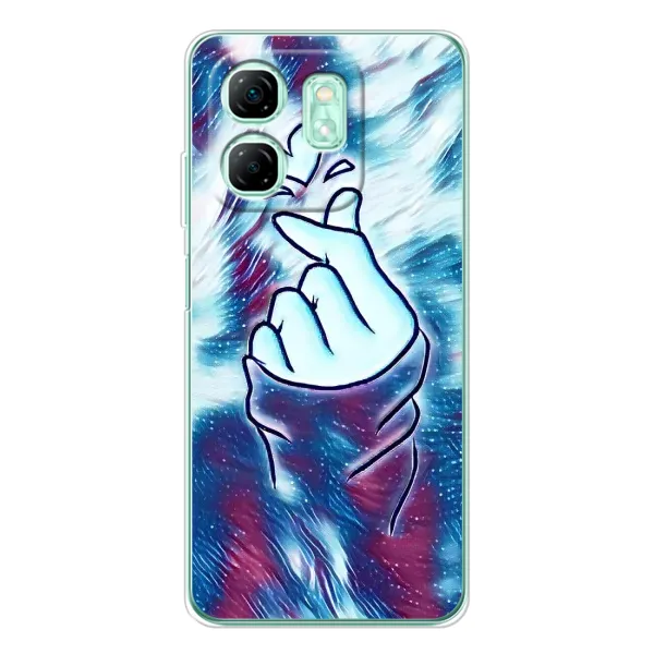 Чохол з принтом «Радужне серце» для Infinix Smart 9
