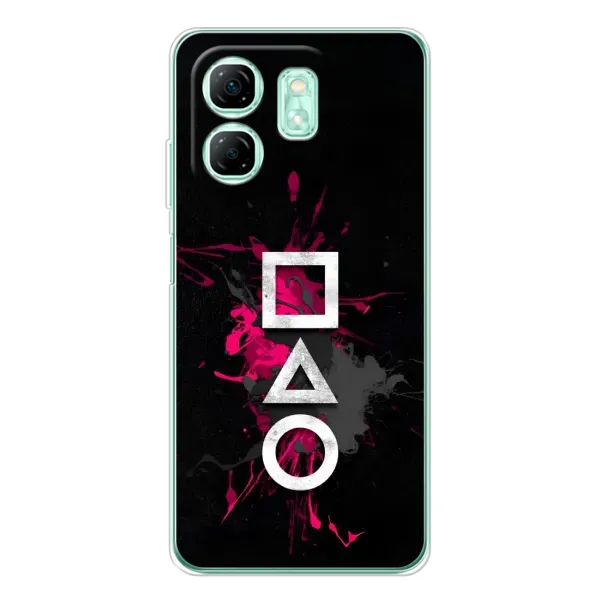 Чохол з принтом «Символи Гра кальмара» для Infinix Smart 9 Чохол з принтом «Символи Гра кальмара» для Infinix Smart 9